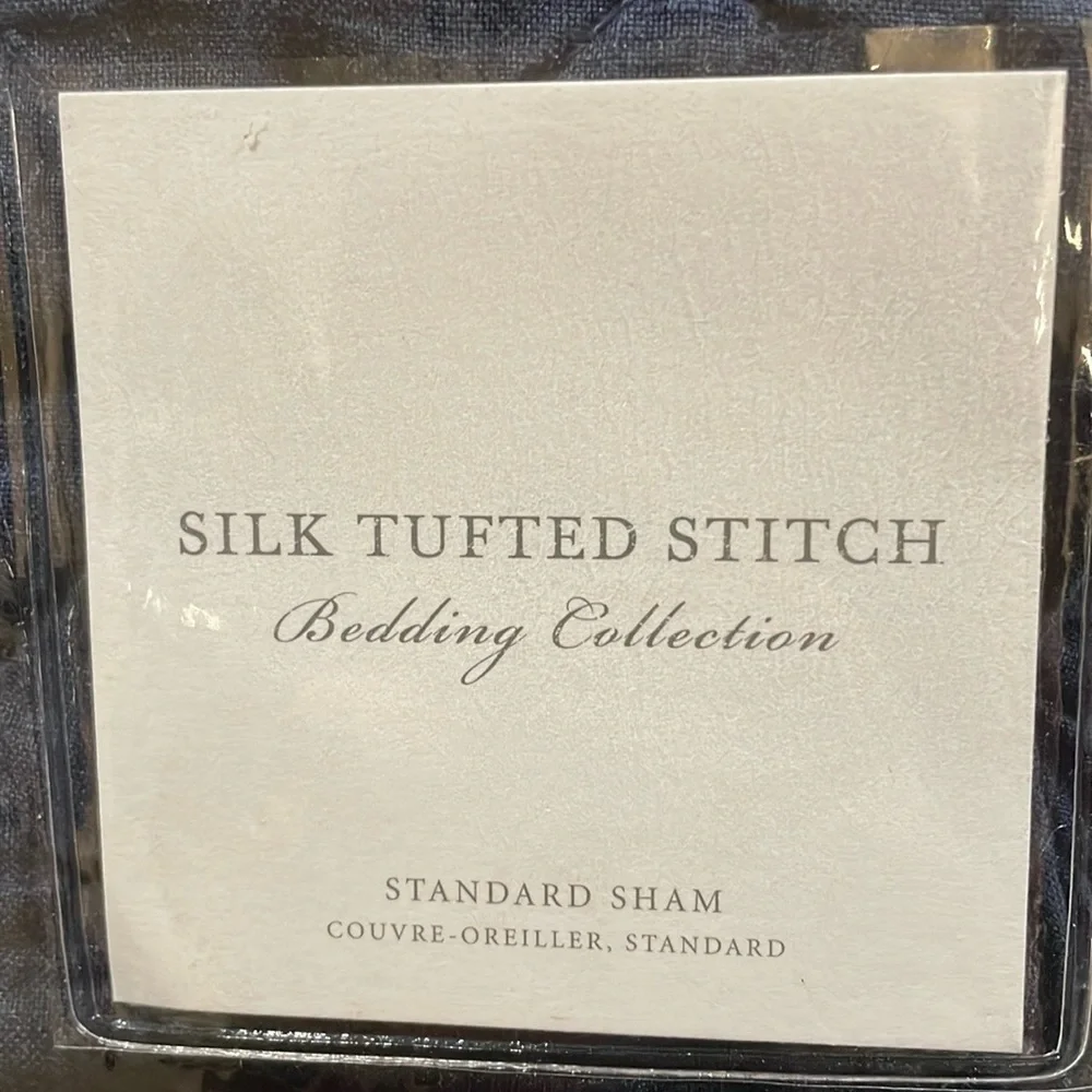 Gorgeous Restoration Hardware Silk Standard Pillow Sham